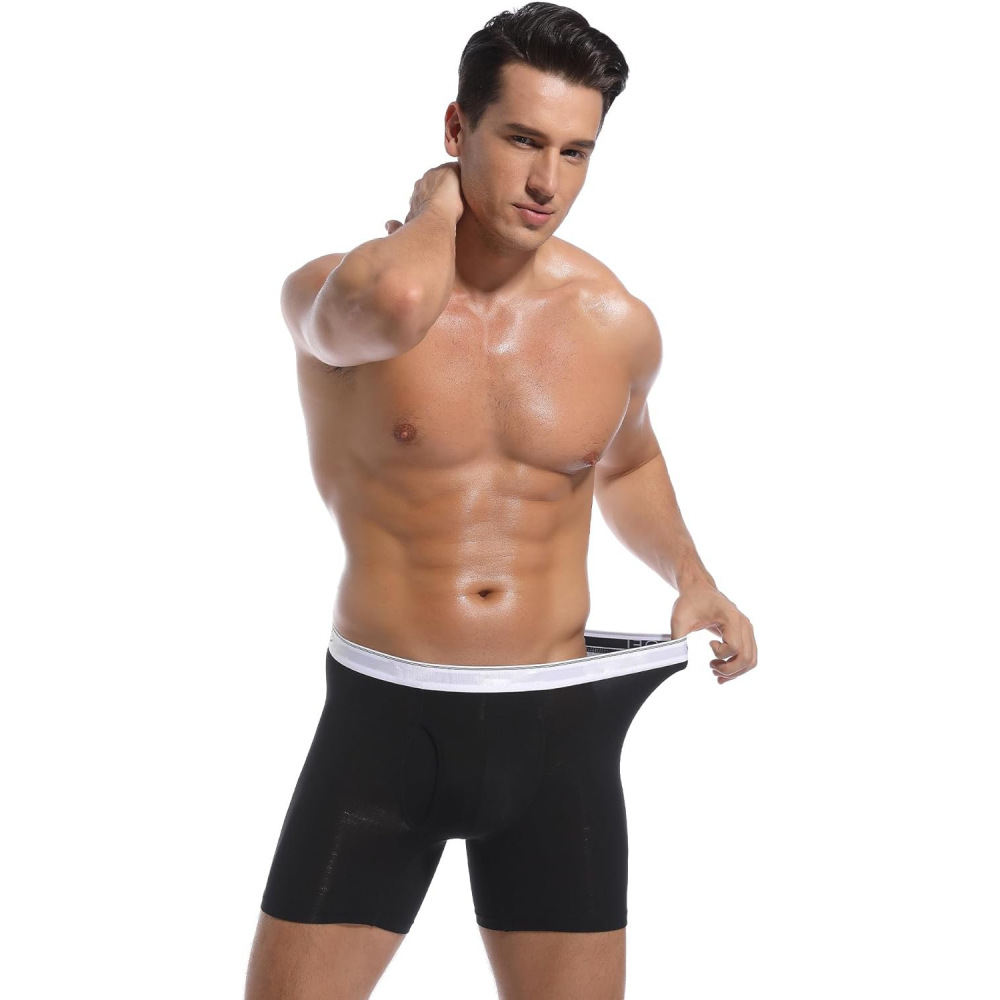 Mens Bamboo Boxers Comfortable Boxer Briefs