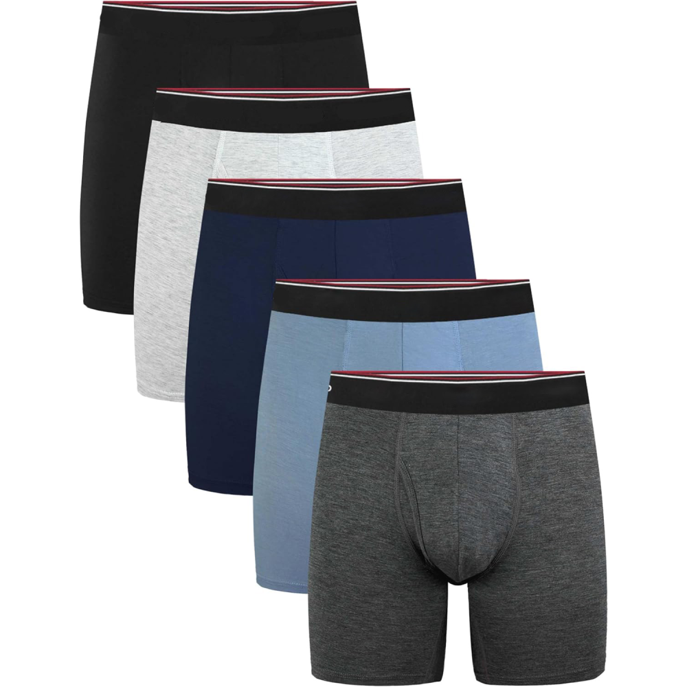 Mens Bamboo Boxers Comfortable Boxer Briefs