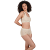 Women's Organic Cotton Soft Underwear Set | Boxer Briefs and Crop Top Racerback Bra Set | Panties In Gift Bag