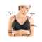 Women's Bra With Pockets | Ultra-Light Travel | Flat-Lock Seams | Removable Cup Pads