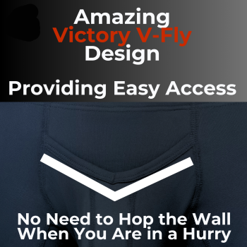 Nylon 3in Men's Boxer Briefs with V-Fly | Men Bulge Enhancing Pouch Underwear | Luxury Lightweight Sturdy