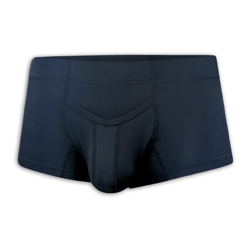 Nylon 3in Men's Boxer Briefs with V-Fly | Men Bulge Enhancing Pouch Underwear | Luxury Lightweight Sturdy