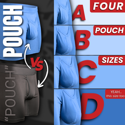 Modal 7in Men's Boxer Briefs | Men Bulge Enhancing Pouch Underwear | Tagless Design | Super Comfortable And Lightweight