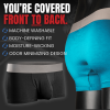 Custom Modal 3in Men's Boxer Briefs | Four Ball Pouch Support | Tagless Design | Super Comfortable And Lightweight