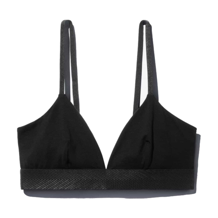 Women's Inbarely Triangle Bralette | Plunge Unlined Seamless Bra | No Underwire Sexy Comfortable Everyday