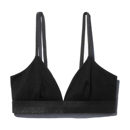 Women's Inbarely Triangle Bralette | Plunge Unlined Seamless Bra | No Underwire Sexy Comfortable Everyday