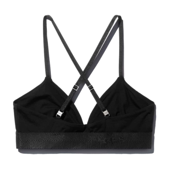 Women's Triangle Bralette | Plunge Unlined Seamless Bra | No Underwire Sexy Comfortable Everyday