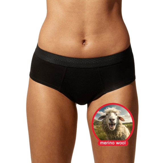 Leakproof Logo Rib French Cut Women's Briefs | Cool, Casual And Comfy Undies | Custom Waistband Logo