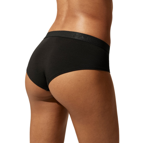 Leakproof Logo Rib French Cut Women's Briefs | Cool, Casual And Comfy Undies | Custom Waistband Logo