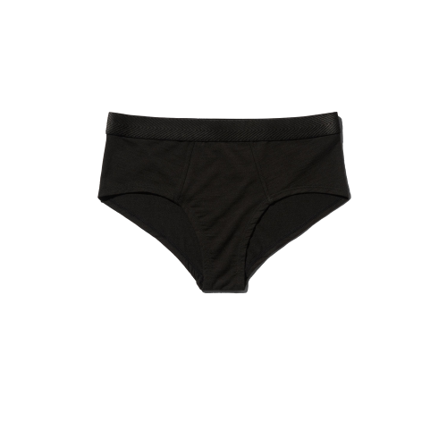 Leakproof Logo Rib French Cut Women's Briefs | Cool, Casual And Comfy Undies | Custom Waistband Logo