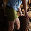 Men's 100% Merino Wool Boxer Brief | Horizontal Fly | Premium Stretch Jacquard Waistband | Men's Underwear For Daily Hiking Camping