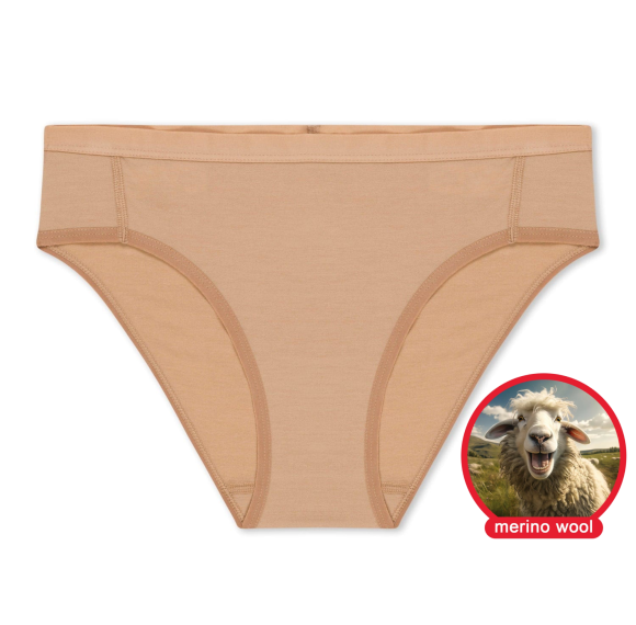 Women's Ridge Hipster Brief | Merino Wool Ladies Underwear | Odor-Resistant Breathable Temperature Regulating Underwear