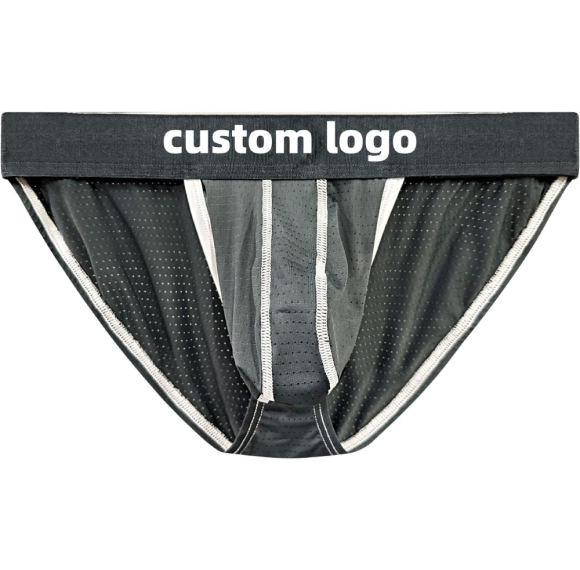 Custom Logo Modal Briefs for Men | Four 3D Ball Pouch | Breathable & Supportive Nylon Mesh