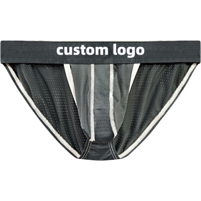 Custom Logo Modal Briefs for Men | Four 3D Ball Pouch | Breathable & Supportive Nylon Mesh