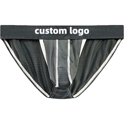 Custom Logo Modal Briefs for Men | Four 3D Ball Pouch | Breathable & Supportive Nylon Mesh