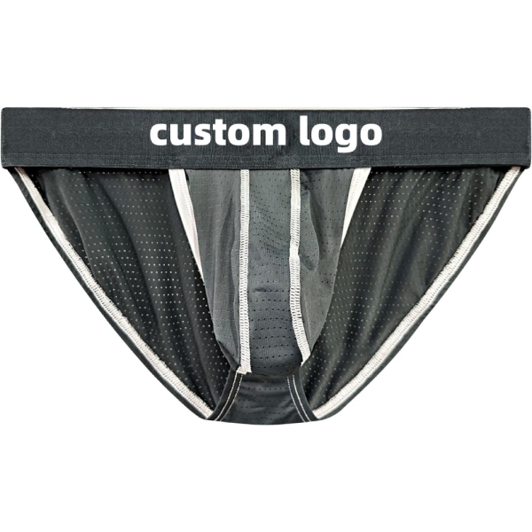 Custom Logo Modal Briefs for Men | Four 3D Ball Pouch | Breathable & Supportive Nylon Mesh