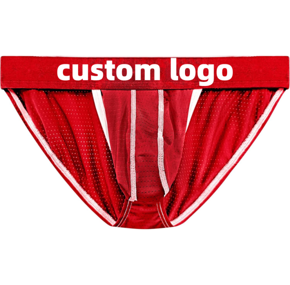 Custom Logo Modal Briefs for Men | Four 3D Ball Pouch | Breathable & Supportive Nylon Mesh
