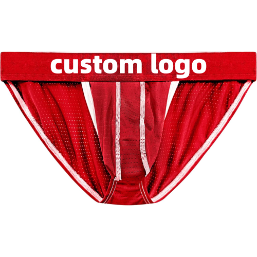 Custom Logo Modal Briefs for Men | Four 3D Ball Pouch | Breathable & Supportive Nylon Mesh