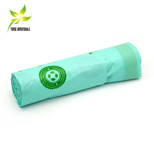 Wholesale price non-toxic PBAT PLA drawstring biodegradable garbage bag compostable trash bags for living room