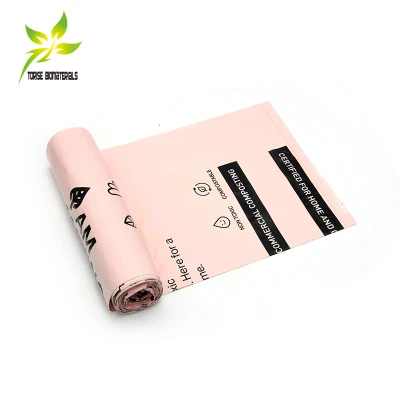 Compostable trash bags, Wavetop kitchen compost bags for household trash cans, BPI and OK Compost certified