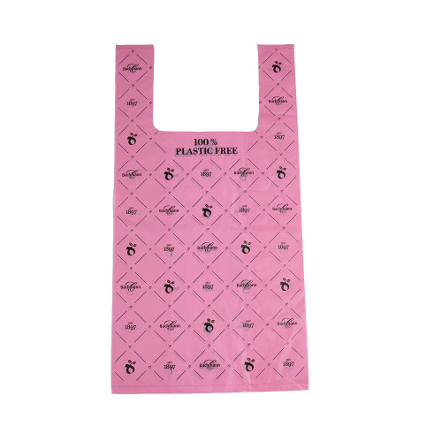 Wholesale Eco-friendly Shopping Bags on a Roll | Custom Logo Printing | for Grocery and Retail | with Handle-Tie Garbage Bags