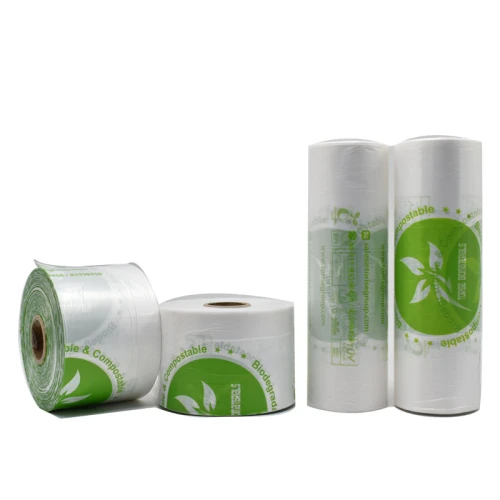 Custom compostable product bags Biodegredable bags Bread and Grocery Clear bags By factory
