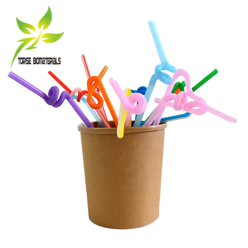 100 Biodegradable Drinking Straws, Ecofriendly Straws for Beverage, Customize for your Brand