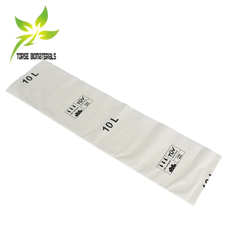 Tear Resistance Compostable Garbage Bags with Handles