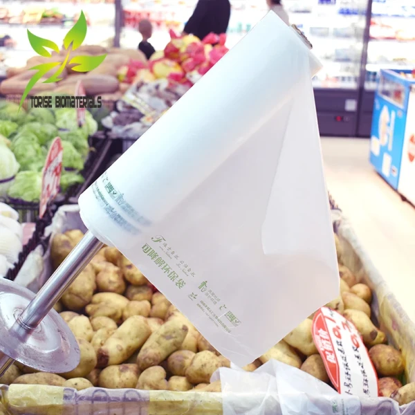 Eco-Friendly Custom Compostable Corn Starch Grocery Produce Bags - OEM & ODM Service