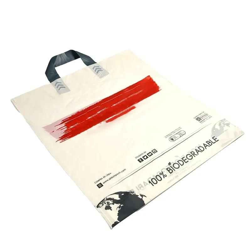 Custom Biodegradable Garment Shopping Bags EcoFriendly & Durable with Custom Logo Custom