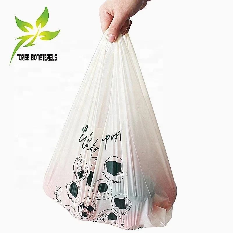 Certified Compostable vest shopping bags