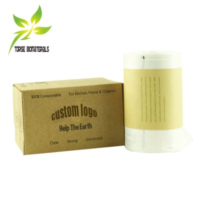 Wholesale Best Selling Certified Customizable Leakproof Compostable Cornstarch Kitchen Small Trash Bags