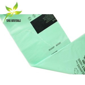 Customizable Biobased Trash Bags for Brands & Wholesalers - OEM/ODM Compostable Wavetop Bin Liners [AS4736/5810]