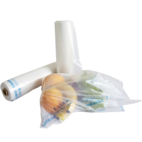Eco-Friendly Custom Compostable Corn Starch Grocery Produce Bags  "12" X 16" Clear Eco-safe Produce Bags on a Roll - OEM & ODM Service