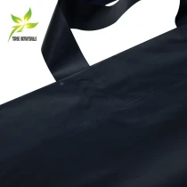 OEM & ODM Custom Black Garment Bags - Biodegradable Shopping Solutions with Personalized Logo for Malls & Supermarkets | Eco-Friendly Recyclable Material | Free Samples Available
