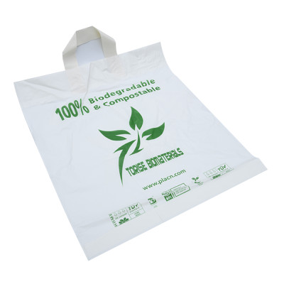 Customizable Earth-Friendly Packaging Shopping Bags - Biodegradable & Compostable, OEM/ODM Services Available - For Supermarket & Retailer & Wholesaler