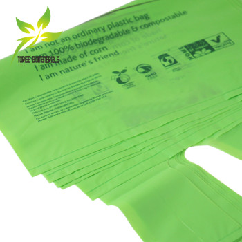 BPI Certified Compostable Grocery Bag Wholesale - Customized supermarket shopping bags, eco friendly and durable,MOQ:500kg