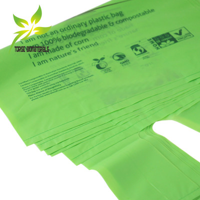 BPI Certified Compostable Grocery Bag Wholesale - Customized supermarket shopping bags, eco friendly and durable,MOQ:500kg