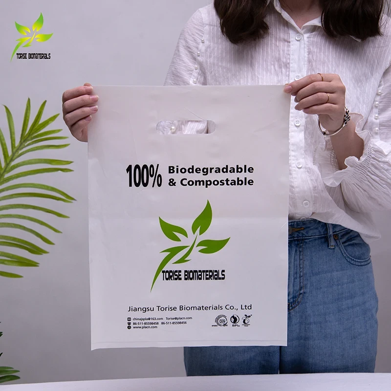 Compostable Shopping bag with handles