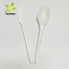 Best Selling Cutlery Compostable Forks Individually Package Disposable White Cutlery Set