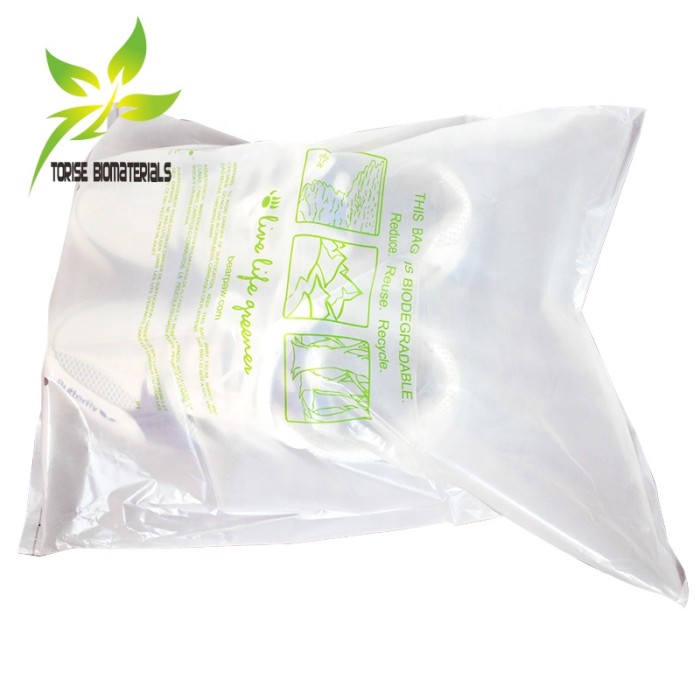 Biodegradable Compostable Custom Resealable Ziplock bags Packing for Clothes, Personal Stuff