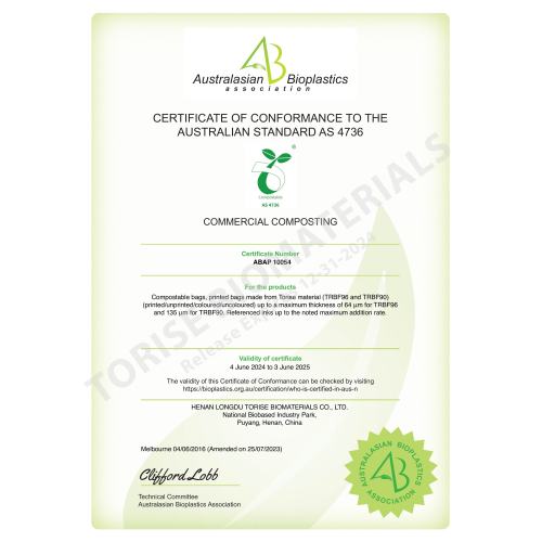 AS4736 Certification