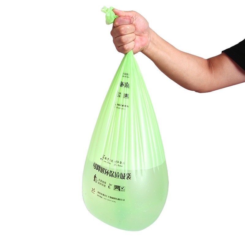 Water drop leak resistance test on compostable bin liner film
