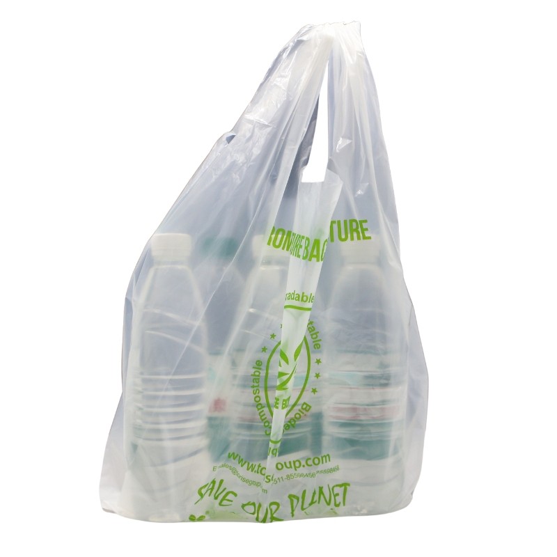 Heavy-duty compostable shopping bag