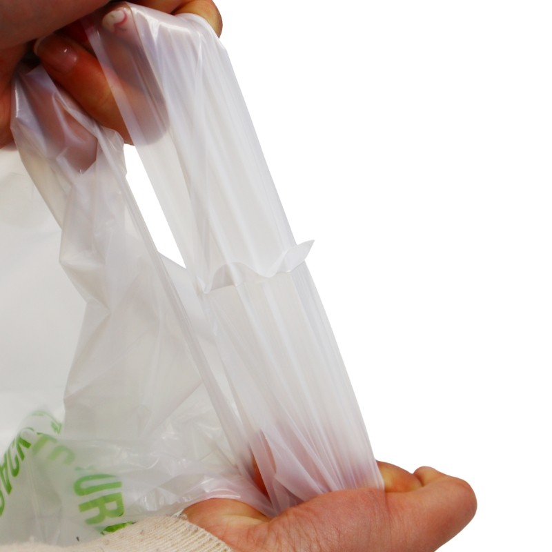 Durable compostable shopping bags 