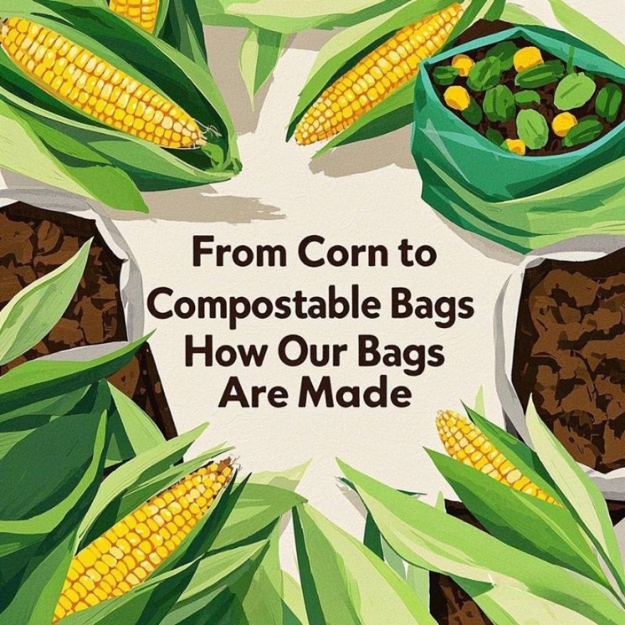 From Corn to Compostable Bags: How Our Eco-Friendly Bags Are Made？