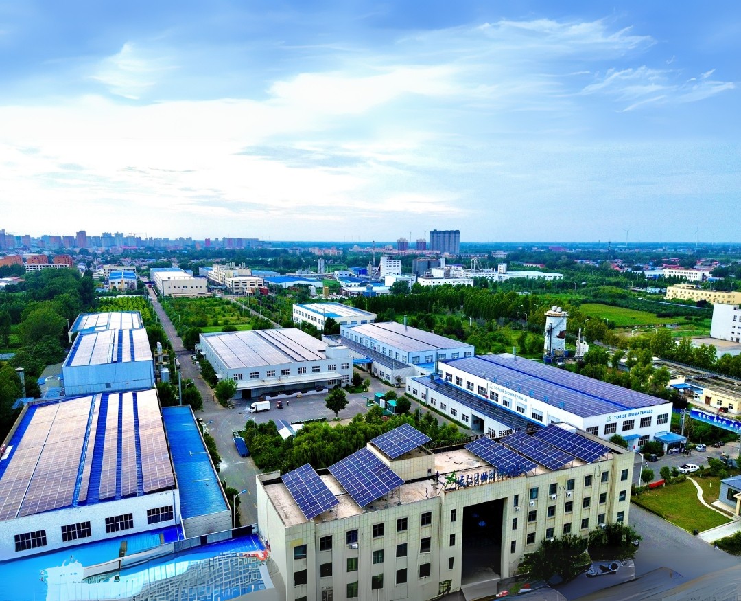 Torise Biomaterials' state-of-the-art factory for biodegradable resin granules production