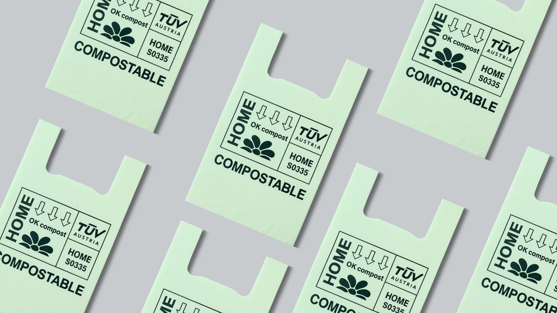 TÜV Austria Certified Compostable Bags