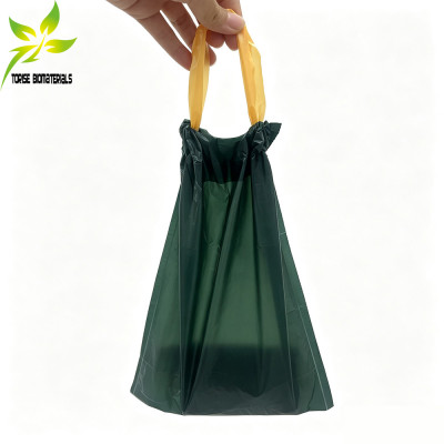 Customizable Drawstring Poop Bags by Expert OEM/ODM Provider | Scented, Biodegradable Cornstarch Material | Earth-Conscious Solutions for Brands Worldwide
