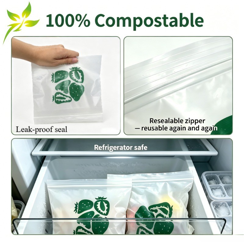 Compostable Zip Lock Bags
